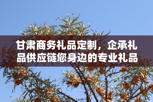 甘肃商务礼品定制，企承礼品供应链您身边的专业礼品定制公司