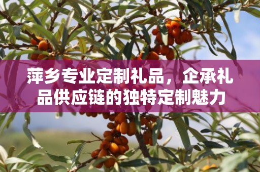 萍乡专业定制礼品，企承礼品供应链的独特定制魅力