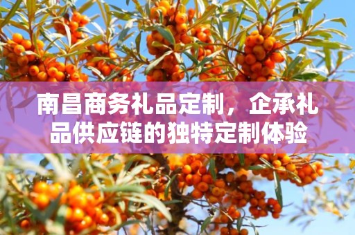 南昌商务礼品定制，企承礼品供应链的独特定制体验