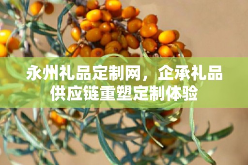 永州礼品定制网，企承礼品供应链重塑定制体验
