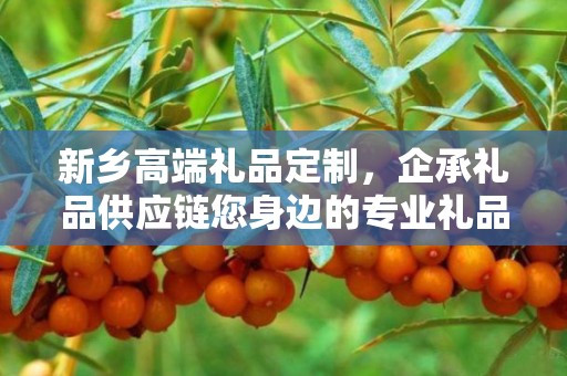 新乡高端礼品定制，企承礼品供应链您身边的专业礼品定制公司