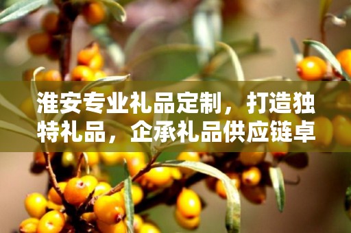 淮安专业礼品定制，打造独特礼品，企承礼品供应链卓越服务